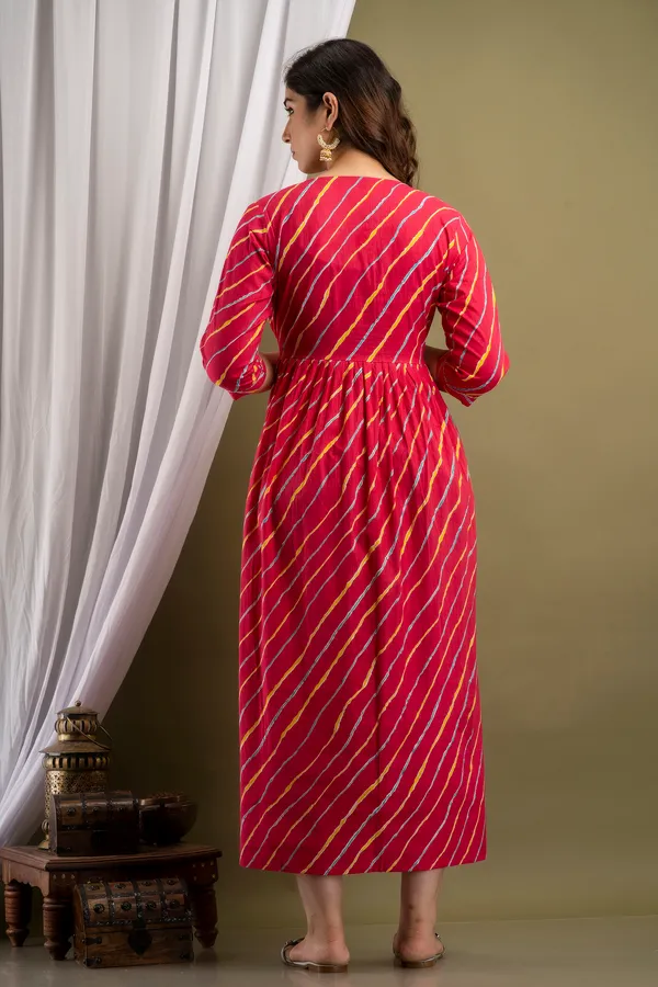 Pink_Cotton_Maternity_Gown_By_Nevisha_Style